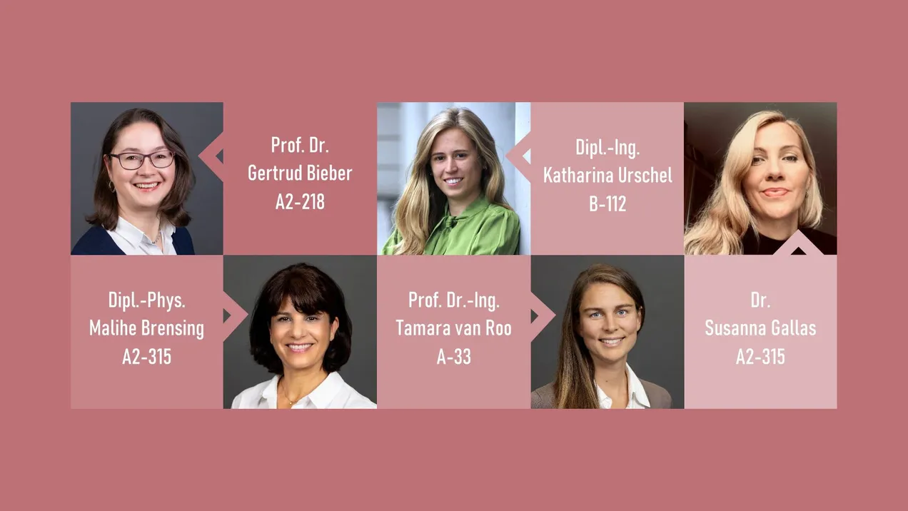 2025_Team_Frauen_Gleichstellungsbeauftragte Team der Frauen- und Gleichstellungsbeauftragten am Fachbereich Ingenieurwissenschaften