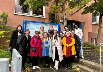 Field visit to Mission Leben - psychosocial counseling center for homeless people in Mainz