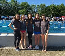 Schwimmerfolge von Studentinnen der Wiesbaden Business School bei den DHM 2017
