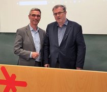 Prof. Dr. Thomas Kolb und Prof. em. Dr. Josef Schuster