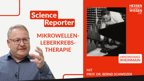 Science Reporter im Medizintechniklabor © Marcel Geibel | hessenschaftwissen.de