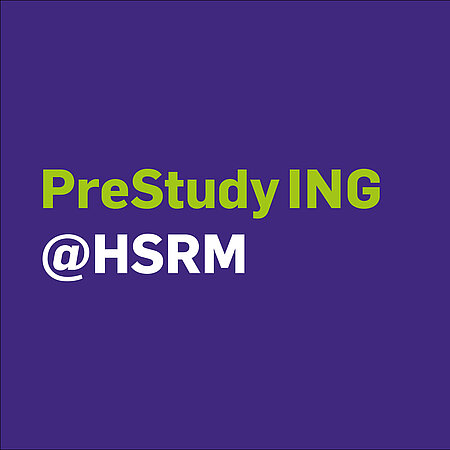 PreStudyING@HSRM Schriftzug PreStudyING@HSRM