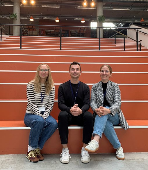 Franziska Palm, Max Geimer und Christina Rutka 