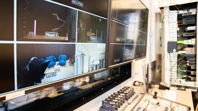 Bildregie im Studio Gebäude C-Süd Bildregie im Studio Gebäude C-Süd