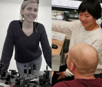 Dr. Susanna Gallas und Prof. Dr. Xiangping Li © Hochschule RheinMain