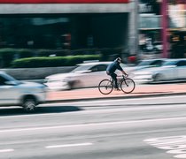 Fahrrad im Stadtverkehr